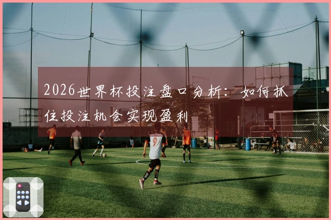 2026世界杯投注盘口分析：如何抓住投注机会实现盈利