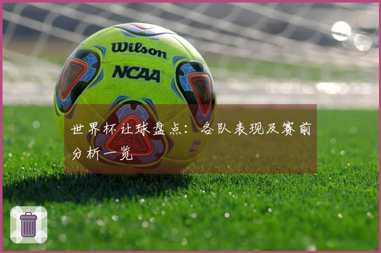 世界杯让球盘点：各队表现及赛前分析一览